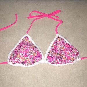 XHILARATION SEQUIN BIKINI TOP